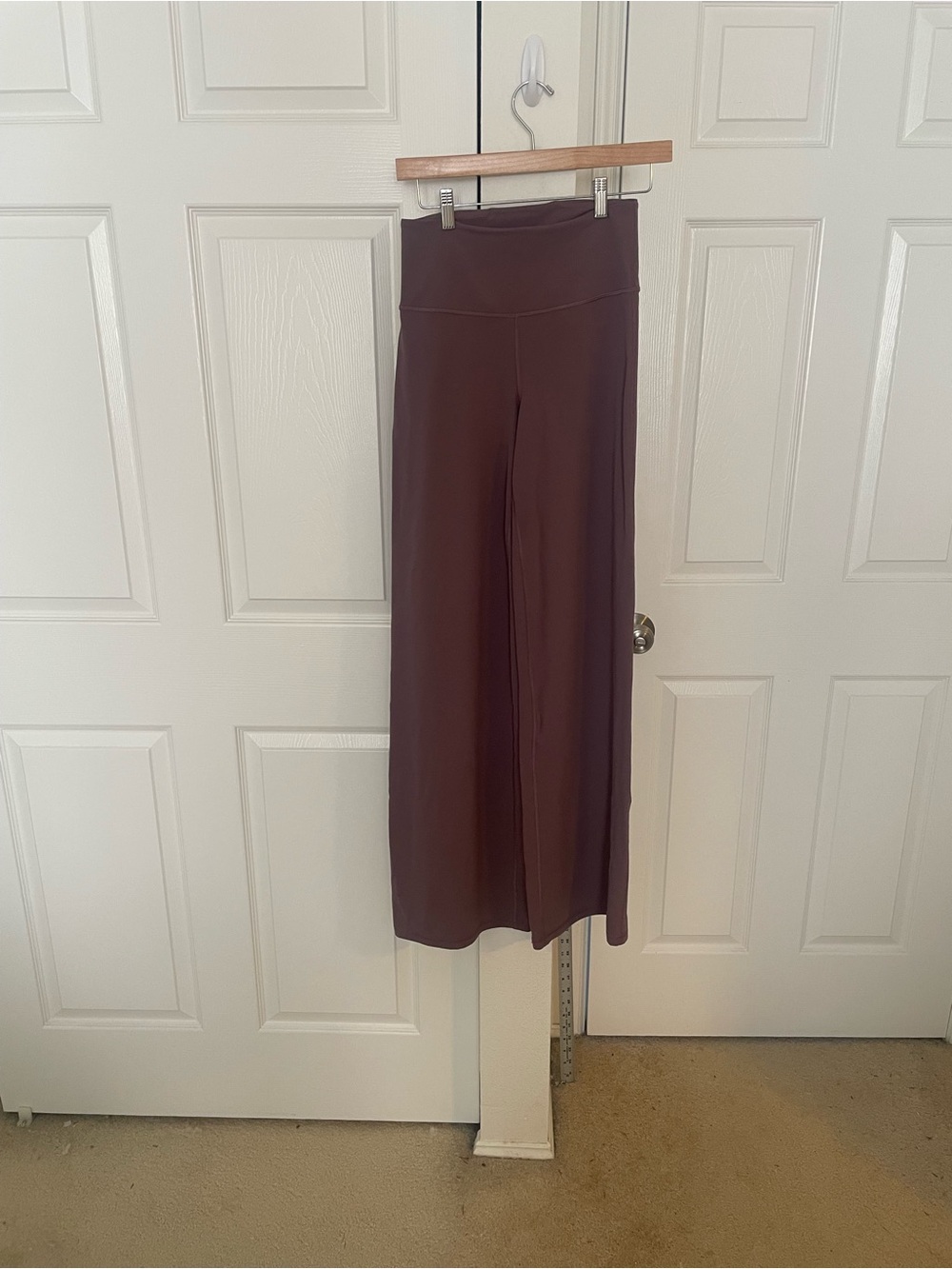 Athleta Wide-Leg High-Rise Track Pants in Purple Size Tall